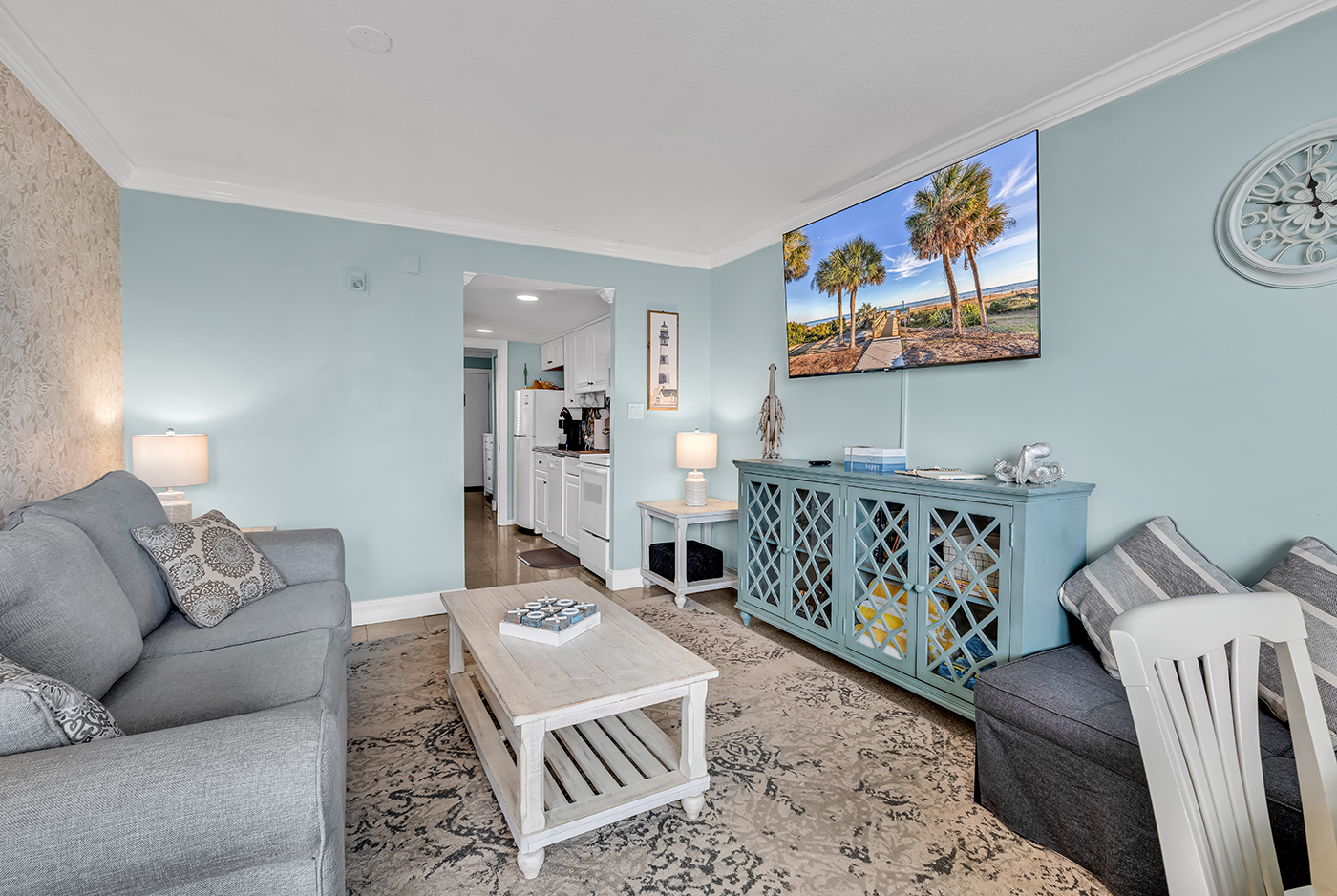 Coastal interior after thorough cleaning